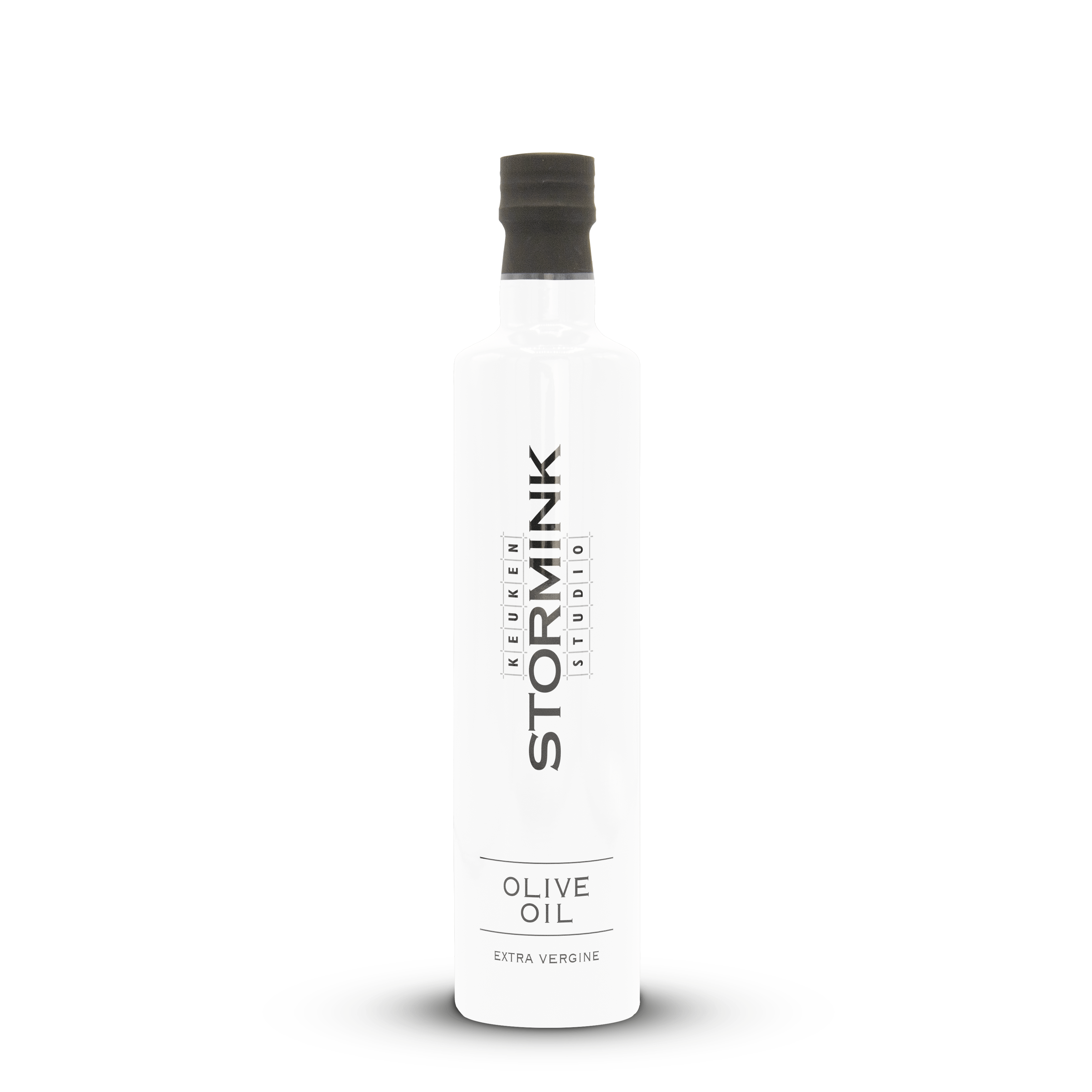 Gepersonaliseerde fles olijfolie Stormink