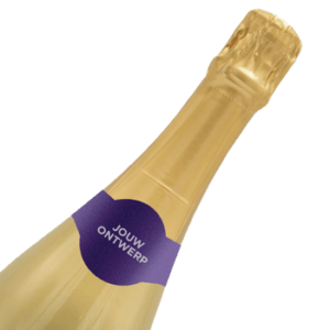 halsetiket Halsetiket bedrukte fles