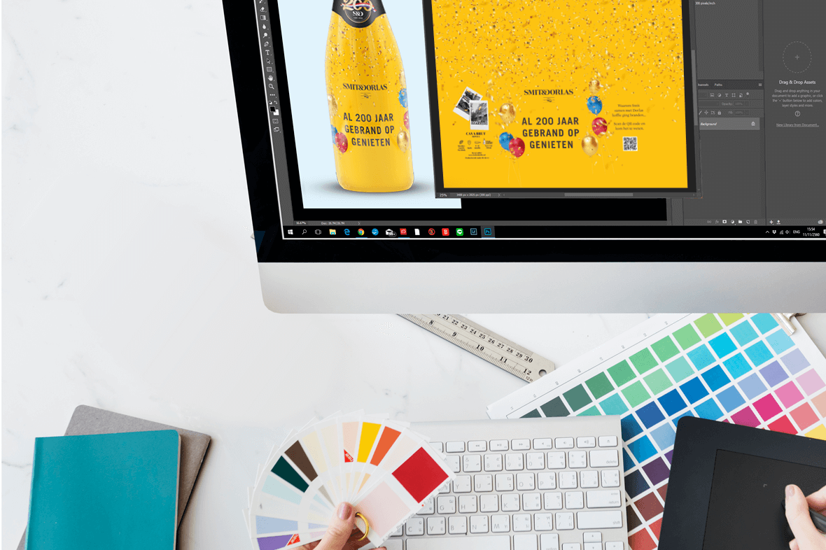 Jubileum-designer ontwerp jubileum cadeau